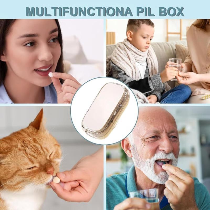 Adjustable Pill Cutter and Splitter for Multiple PillsDesigned for Small and Tiny Tablets with PreciseAlignment Functionality