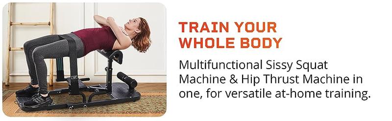 LifePro GluteBlast Hip Thrust Machine - Foldable Home Gym Station for Sculpted Glutes & Lower Back Support | Adjustable Workout Equipment with LIFETIME WARRANTY