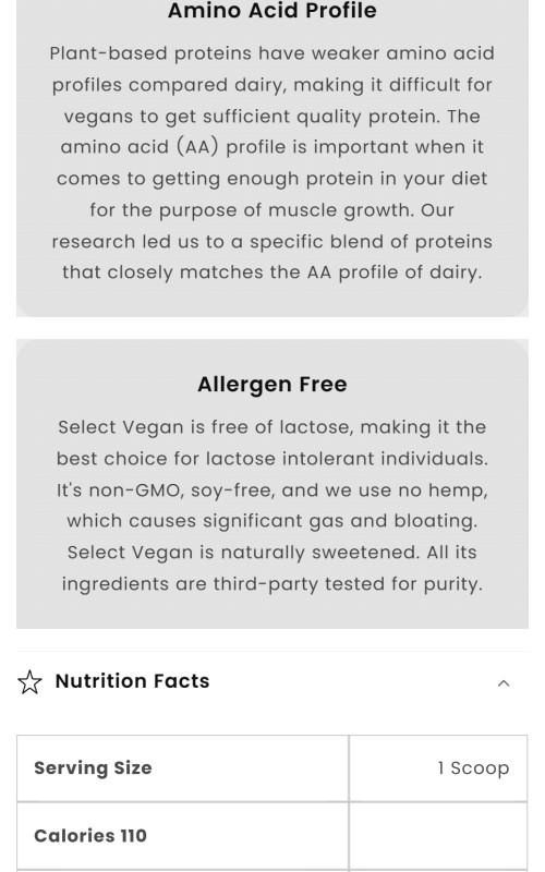 PEScience Select Vegan Protein - Premium Plant-Based Fitness/Dietary Supplement Powder for Muscle Growth & Recovery - 20g Protein, 1g Sugar, Soy-Free, Gluten-Free, Lactose-Free - 27 Servings, Smooth and Mixable Edible Optimum