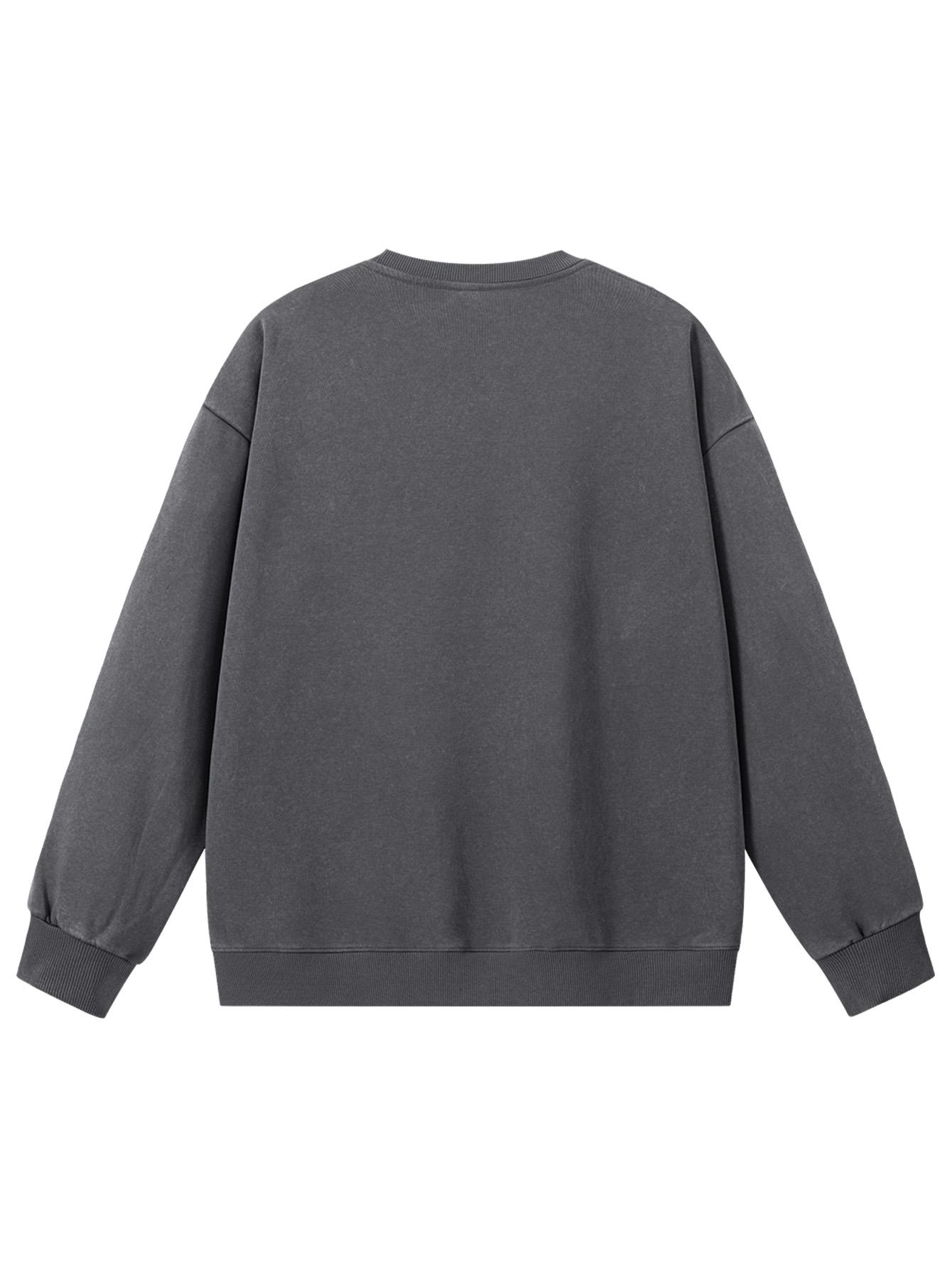 CCCMAI Men's Loose Crewneck Long Sleeve Sweatshirt Vintage Casual Pullover in Multiple Colors Round Neck Top Menswear Plain CCCMAI Men's Loose Crewneck Long Sleeve Sweatshirt Vintage Casual Pullover in Multiple Colors Round Neck Top Menswear Plain