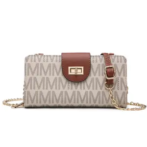 MKP COLLECTION Women Fashion Small Crossbody Shoulder Bag Cell Phone Zip Wallet Purse and Handbags Clutch Credit Card Holder with Chain Strap minipurse