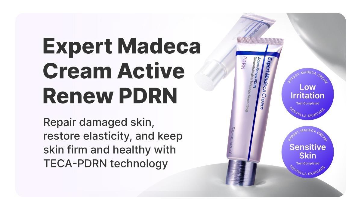 [TikTok Exclusive] [Centellian24] Korean Pharmaceutical Beauty Set | Madeca Cream Time Reverse 50ml + Expert Madeca Cream Active Renew PDRN + 360° Shot PDRN Lifting Eye Cream + 360° Shot PDRN Glowing Eye Patch+ Madeca Lab PDRN Skin Tightening Gel Mask