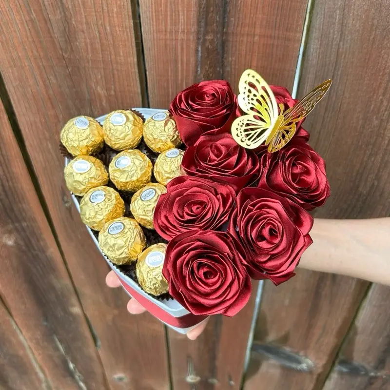 Rose and Chocolate Gift Box