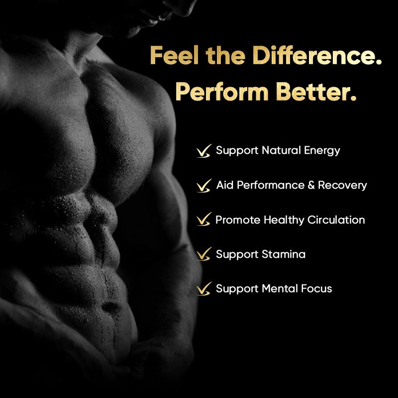 DrBioCare PEAK MODE – Men’s Vitality, Energy, Strength & Endurance Support | Portable & Fast-Dissolve Effervescent Tablets with Shilajit, Tongkat Ali, Maca & L-Arginine for Daily Focus & Wellness