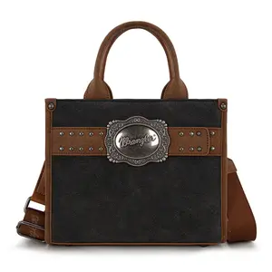 Wrangler Buckle Tote/Crossbody Bag for Women Fall Purse Everyday Use Durable Materials
