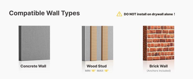 Long Arm TV Wall Mount for 43-90 Inch TVs, 42.5 Inch Extension, Swivel and Tilt, Full Motion, VESA 800 x 400mm, 132 lbs, 16',18' Studs