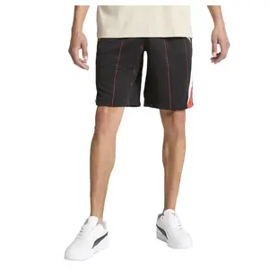 PUMA Mens Scuderia Ferrari Drawstring Race Shorts Casual Bottoms Casual - Black