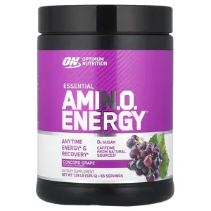 Optimum Nutrition Essential Amin.O. Energy®, Concord Grape, 1.29 lb (585 g)