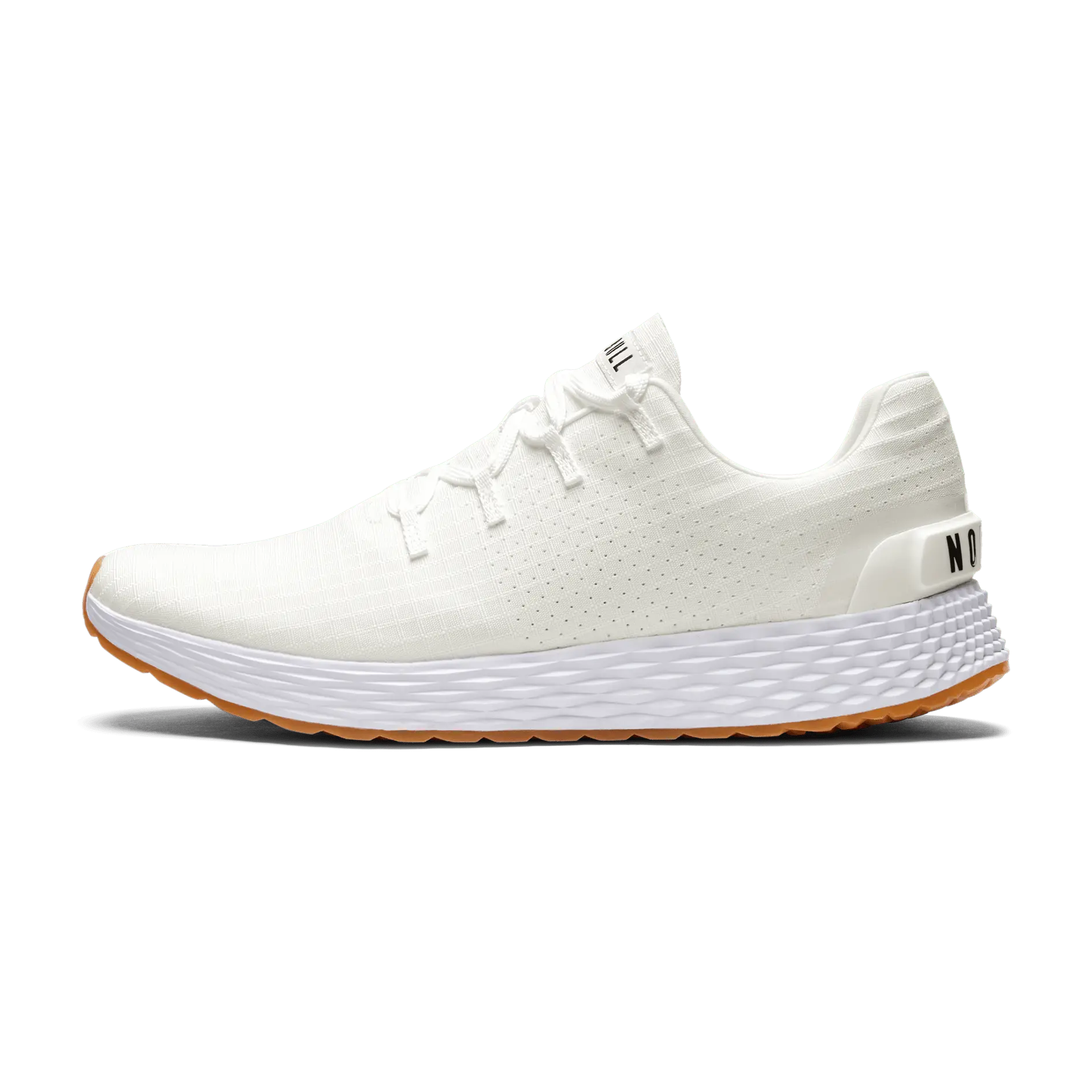 NOBULL Men's Allday 365 (Ripstop) Shoe in White Gum - Athletic Everyday Sneaker, Comfortable Walking Shoe, Versatile Trainer