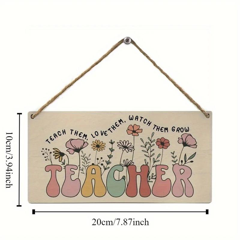 Rustic Wooden Kitchen Wall Decor Sign - "This Kitchen Offers Food Love Joy" Hanging Plaque with Cooking and Floral Illustrationcan be customized with your own designcan be customized with your own design