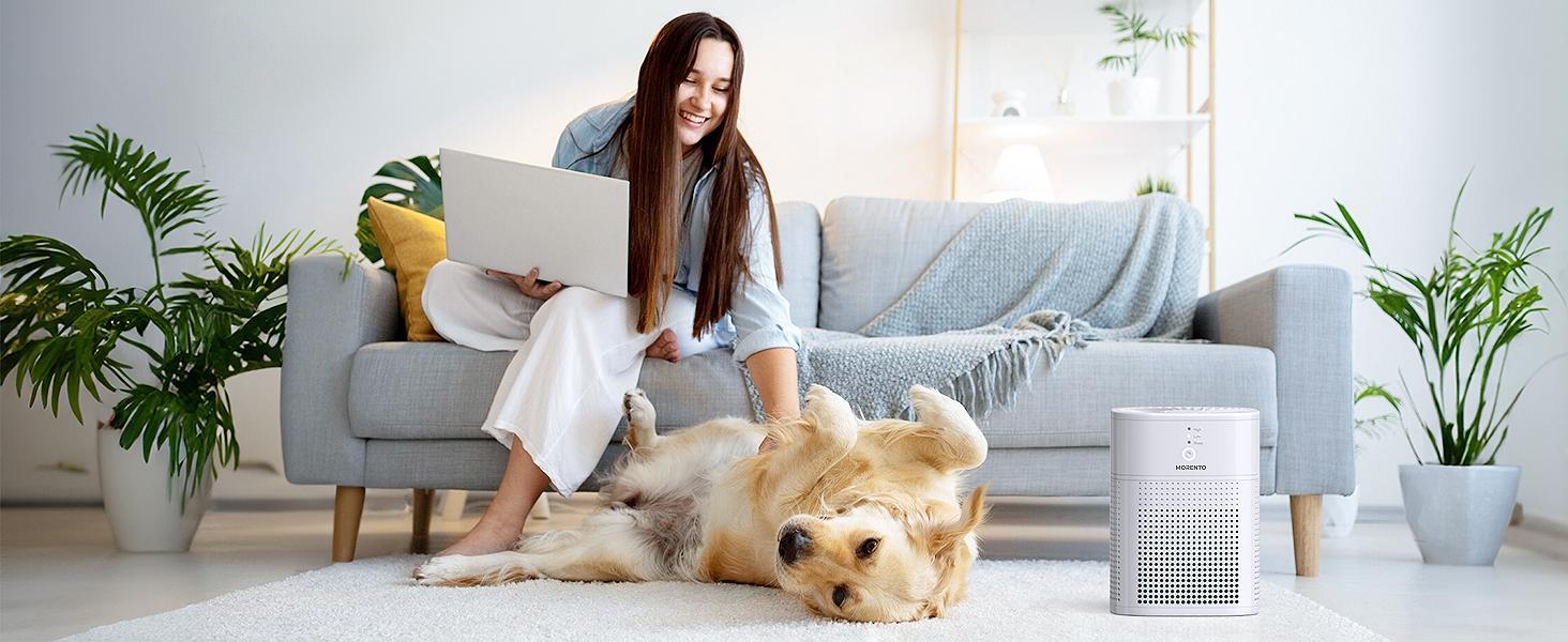 MORENTO MR1800 Air Purifiers -HEPA Filters for Bedroom Home, Office – Effective Against Pets, Allergies, Dust, and Viruses , Portable Household Appliances#TikTokShopBlackFriday