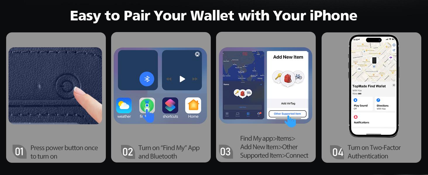 MagSafe Wallet with Money Clip, Works with Apple Find My(IOS Only), Strongest Magnetic Wallet for iPhone 17/16/15/14/13/12 Series, for iPhone Wallet Stand with Finder Tracker, 8 Cards Holder