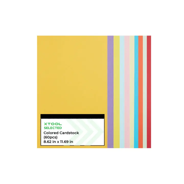 xTool Selected Colored Cardstock (60pcs)
