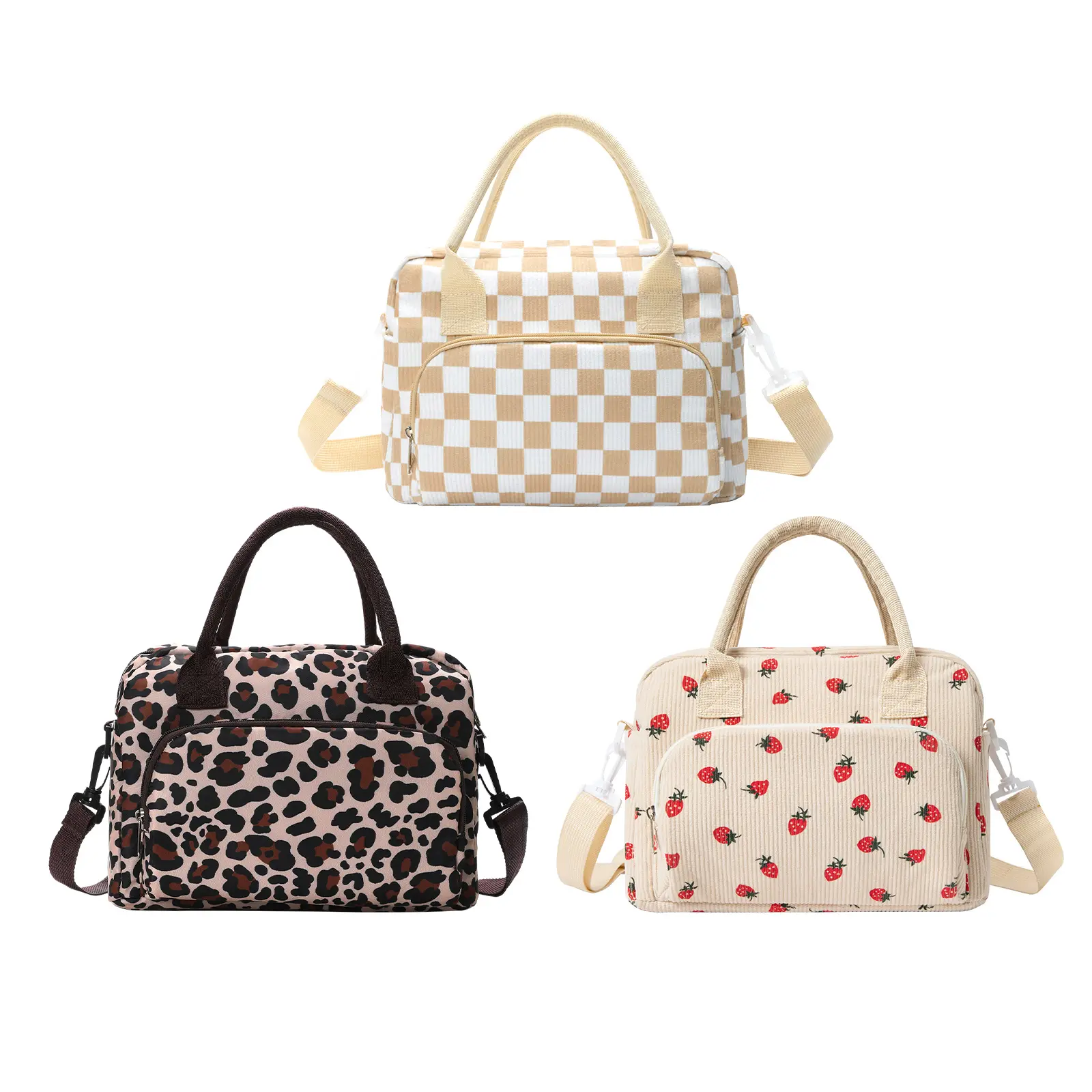 Lunch  for Women Men 11 L Large Insulated Reusable Lunch Box Girls Water Resistant Portable Cooler Tote  for Work Picnic Waterproof Miffy Leather Pen Bag Cute Bear Design Capacity Backpack