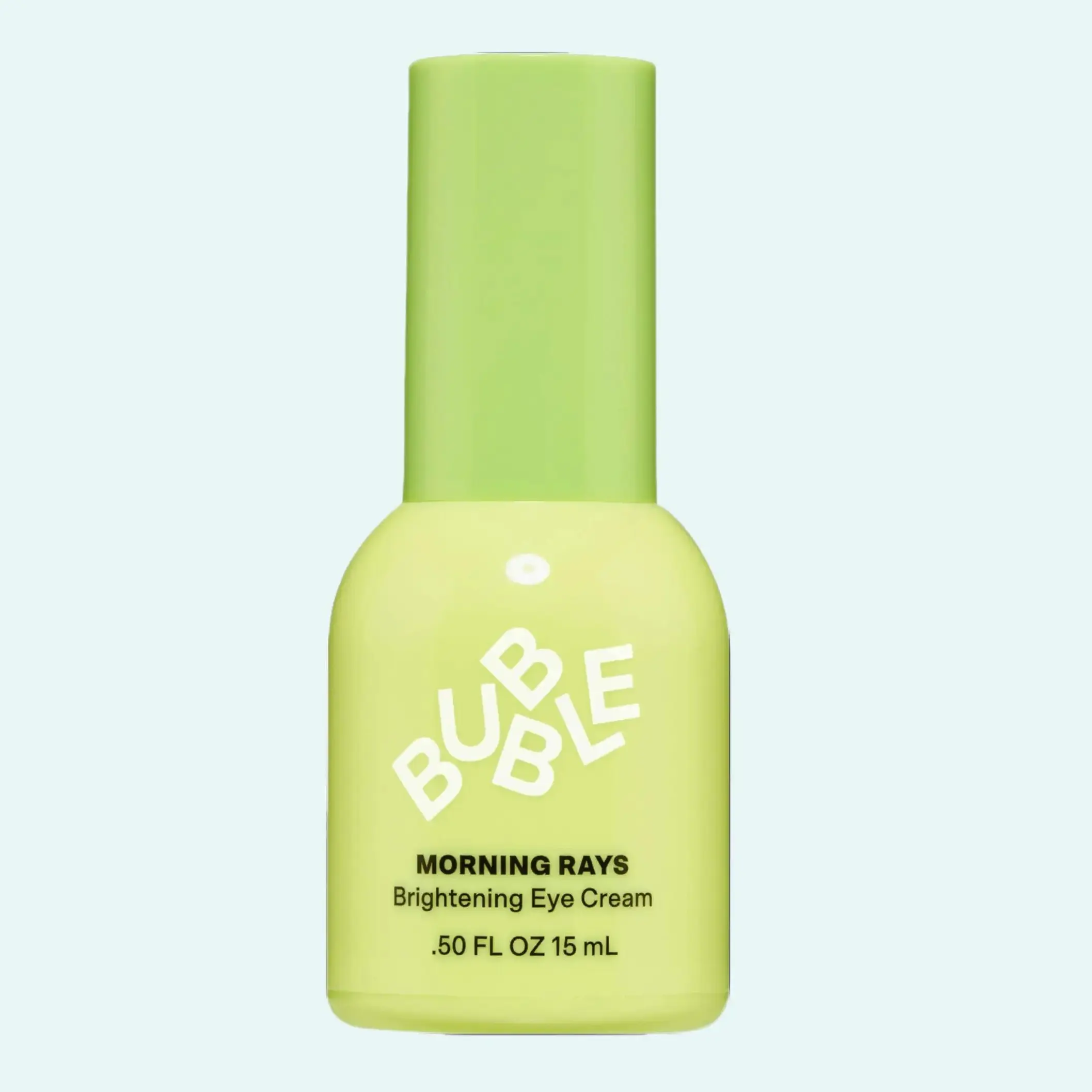Bubble Skincare Morning Rays Brightening & Revitalizing Eye Serum Cream with Vitamin C, Turmeric, Green Tea, Glycerin, 15ml - Hydrates, Targets Dark Circles, Puffy Eyes Solutions, For All Skin Types