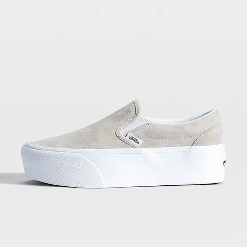 VANS Classic Slip-On Womens Platform Shoes