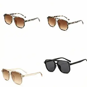 4-Pack Y2K Retro Oversized Aviator Sunglasses for Main Character Energy Festival Fashion Essential for Women & Men Trendy 70s Aesthetic Birthday Gift Idea Anniversary 2026 Outfit Summer Travel Must-Have All-Season Style Staples