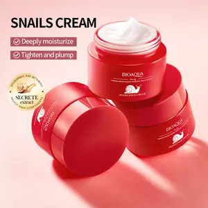 Snails Face Cream, Mineral Oil Infused Hydrating Plumping Cream, Skin-Friendly Compact Repair Formula, Lightweight Daily Facial Moisturizer for Dry Skin Care