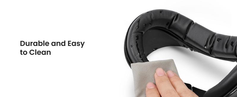 KIWI design V4 Facial Interface, 2 Face Pads Compatible with Oculus/Meta Quest 3S, Accessories for Quest 3S, NOT Compatible with Meta Quest 3