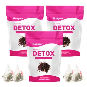 Detox Tea - Immune-Boosting, Digestive-Supporting Herbal Tea for Gut Health & FitnessLifestyleCool Relief from Heat 28 Tea Bags Healthy Vegan