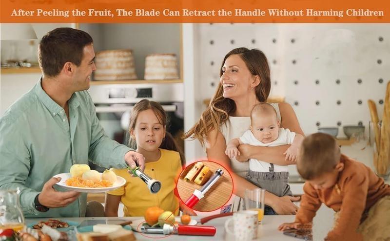 2-in-1 Fruit & Vegetable Core Remover & Peeler Stainless Steel Tool Quick Easy Core Removal for Apples Pears More Portable Compact Kitchen Utensil 2-in-1 Fruit & Vegetable Core Remover & Peeler Stainless Steel Tool Quick Easy Core Removal for Apples Pears More Portable Compact Kitchen Utensil