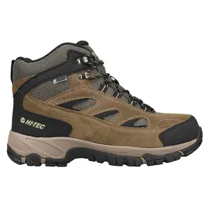Hi-Tec Mens Yosemite Mid Waterproof Round Toe Hiking Hiking Casual Boots Ankle - Brown