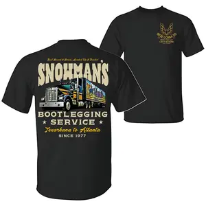 Winter outfit Snowman's Bootlegging Service 2-Side T-Shirt, Smokeyy and The Bandiit Tee, Unisex Trendy Shirt Gift for Movie Fans, Gift for Him, Movie Merch, Perfect Gift for Him