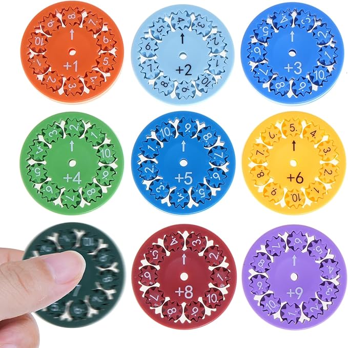 Math Fidget Spinners, Multiplication Gmae Fidget Toys Math Facts Fidget Spinner Learning and Education Multiplication and Division Math Toys