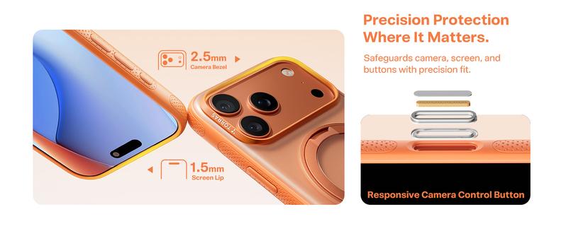 TORRAS OStand Fitness 360° Rotating Magnetic Stand for iPhone 17/16/15 Pro Max Case, [MagSafe Compatible] [Military-Grade Protection][Enhanced Grip & Slim]