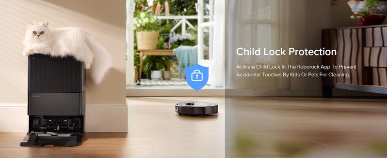 Roborock Qrevo series Robot Vacuum and Mop, 12,000Pa (Qrevo S5V), Mop Washing & Self-Cleaning, FlexiArm Edge Mopping, Warm Air Drying, Self-Emptying, Black #NewYearNewMe #ces