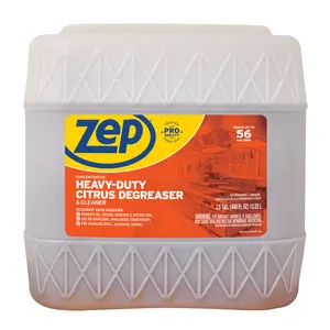 Zep Heavy-Duty Citrus Degreaser Cleaner Concentrate - 3.5 Gallon  ZUCIT3G - Restaurant Grade Degreaser and Cleaner Removes Oil, Grease, Adhesive, and Kitchen Soil on Stovetops, Appliances, Countertops, Fiberglass, Floors