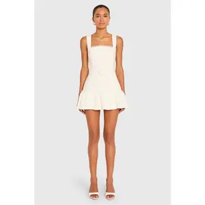 Amanda Uprichard Lena Romper in Ivory