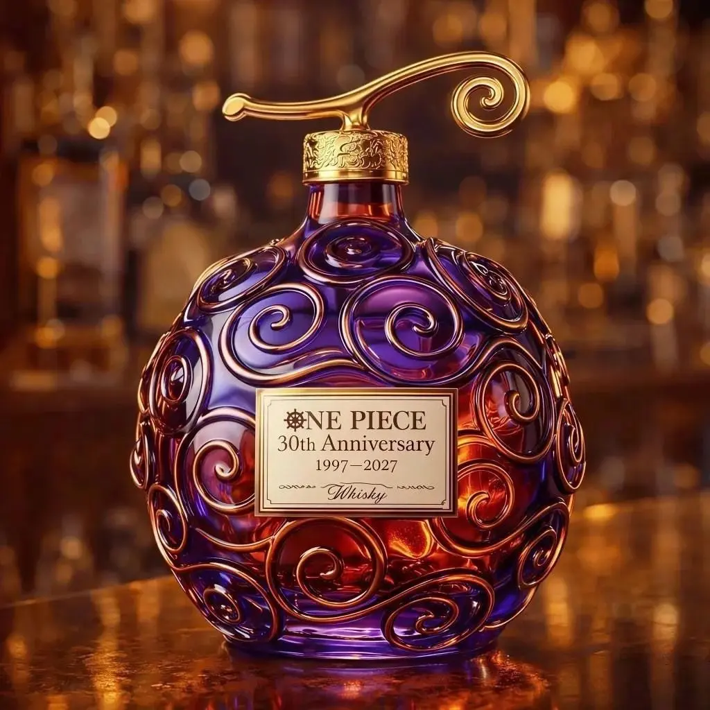 Unique Swirl Ball Whiskey Decanter, Creative Glass Liquor Bottle, Great Gift Choice, Premium Decorative, Ideal for Man Cave & Bar, Barware