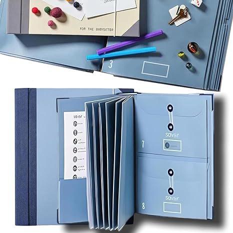 Document Organizer | Life Binder for Important Documents-Thin,easy access,smart storage,for Baby Passports,Birth Certificates&Important Papers,Office&Home Storage,For Mom-back to school season