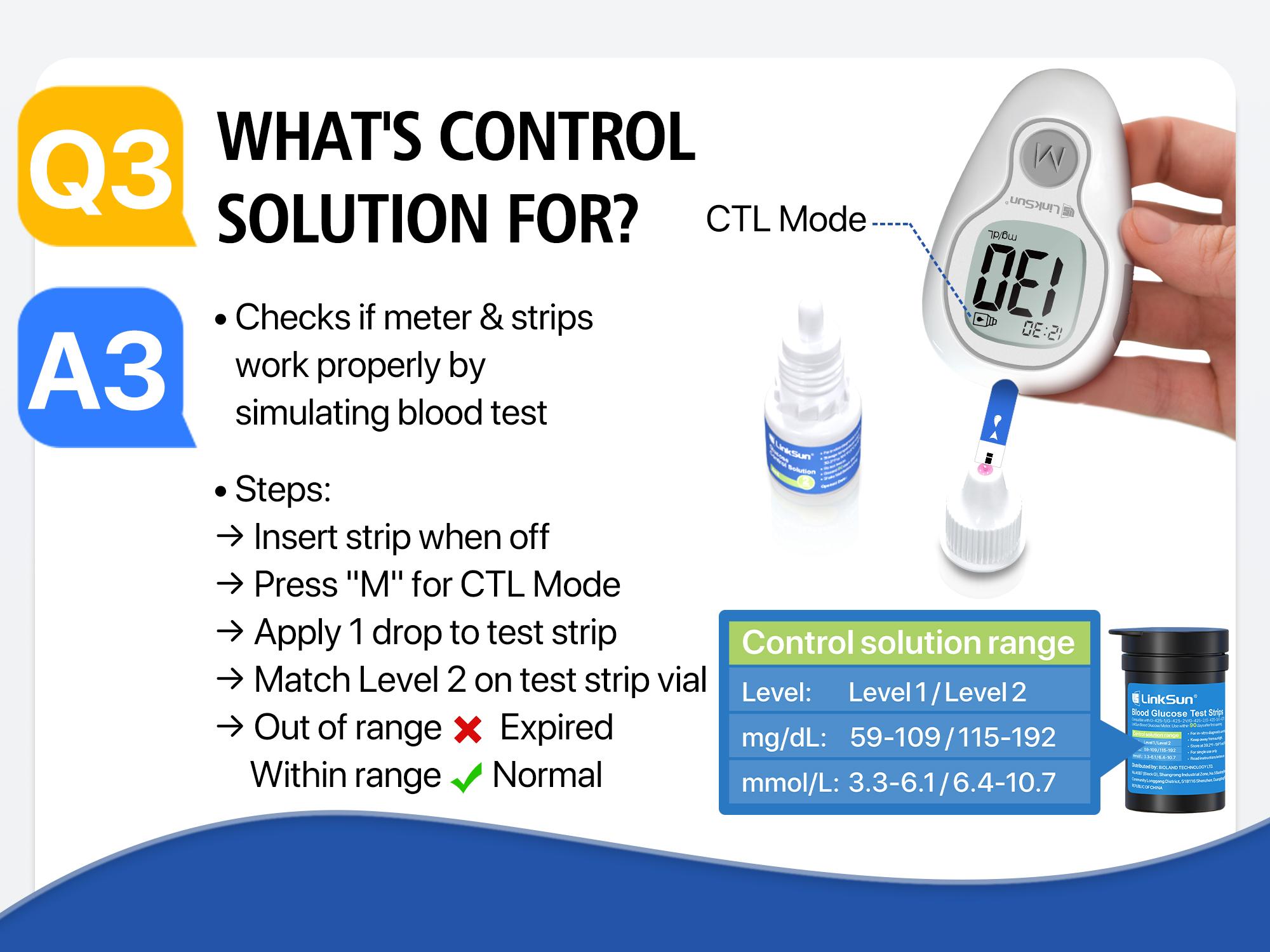 LinkSun G-425-3 Blood Glucose Monitor Kit with 100/50 Test Strips & 100/50 Lancets No-Coding Large Display 1 Lancing Device Control Solution Diabetes Testing Kit for Home Use Glucometer Kit for Fit & Healthy Lifestyles - Healthcare #SpringStatements