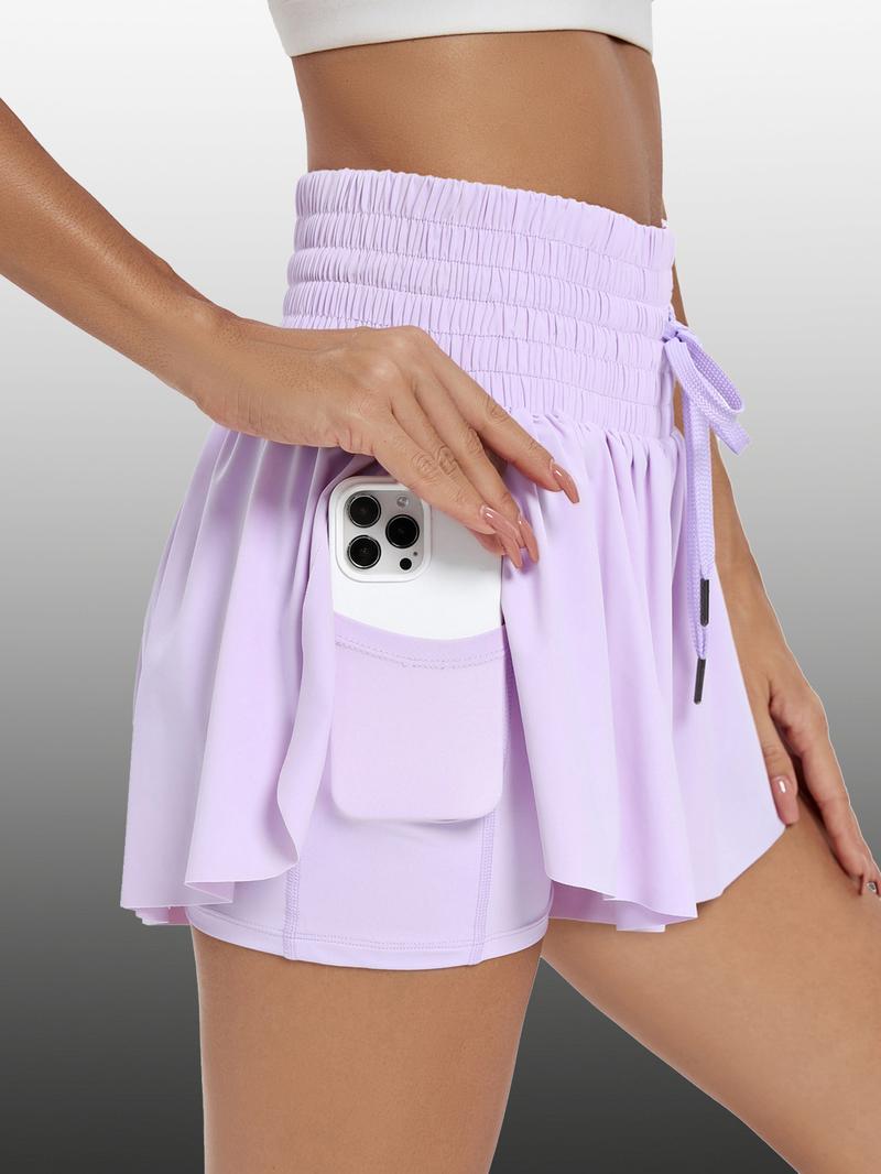 Flowy Athletic Shorts for Women High Waisted Gym Yoga Workout Running Sweat Shorts Golf Tennis Skirt Skort Preppy Shorts Cute Clothes Summer