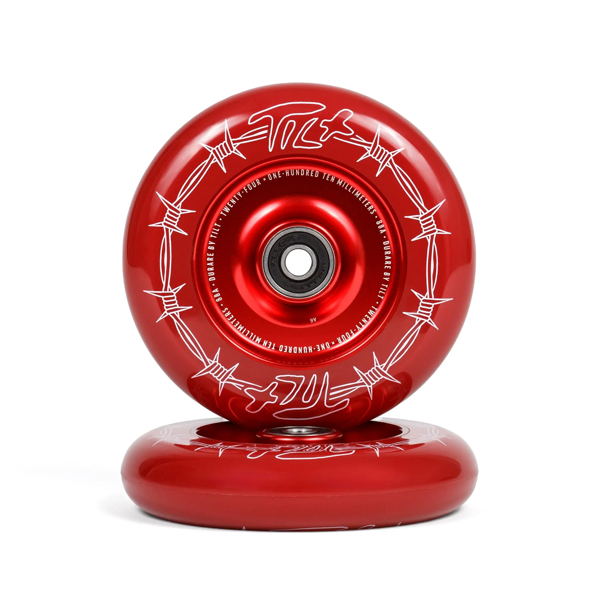 Durare Wheels - Barbed Crimson 24 × 110