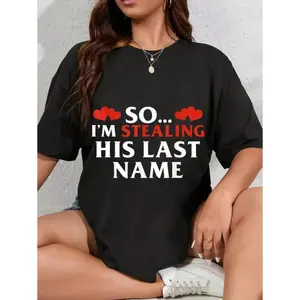 100% Cotton Unisex Leveled Up To Fiance Newly Engaged Couple Men Gift For Him Round Neck Short Sleeve T-Shirt Women's Men Graphic Tee