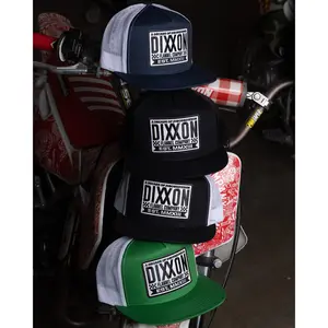 Decade Flat Bill Trucker Snapback - Black & White