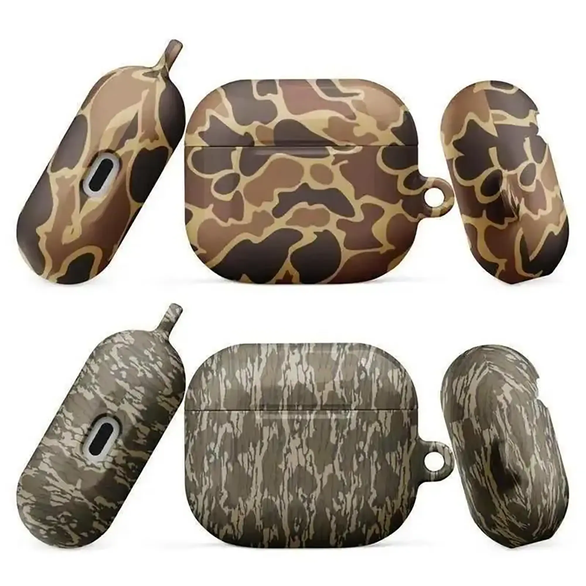 Camo In Bottomland, Camo Case Cover for AirPods In Drake Old School Duck Hunting Camouflage, Case For Apple AirPod Pro Gen 1, 2, 3, 4 Pefect Gift