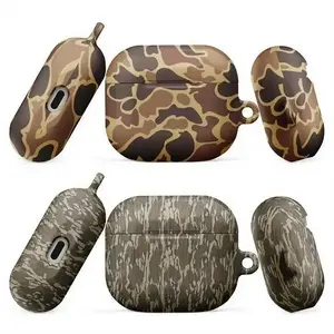 Camo In Bottomland, Camo Case Cover for AirPods In Drake Old School Duck Hunting Camouflage, Case For Apple AirPod Pro Gen 1, 2, 3, 4 Pefect Gift