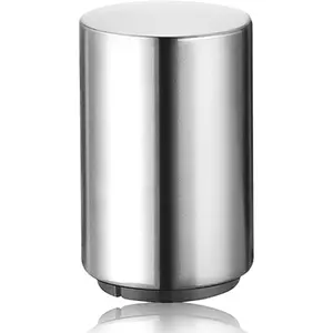 Premium Automatic Beer Bottle Opener (Stainless Steel), No Damage to Caps, Portable Push Down and Pop Off Magnetic Cap Catcher, QUICK Fun Bartender Openning Tool for Corkscrew Lid Home Bars Kitchen