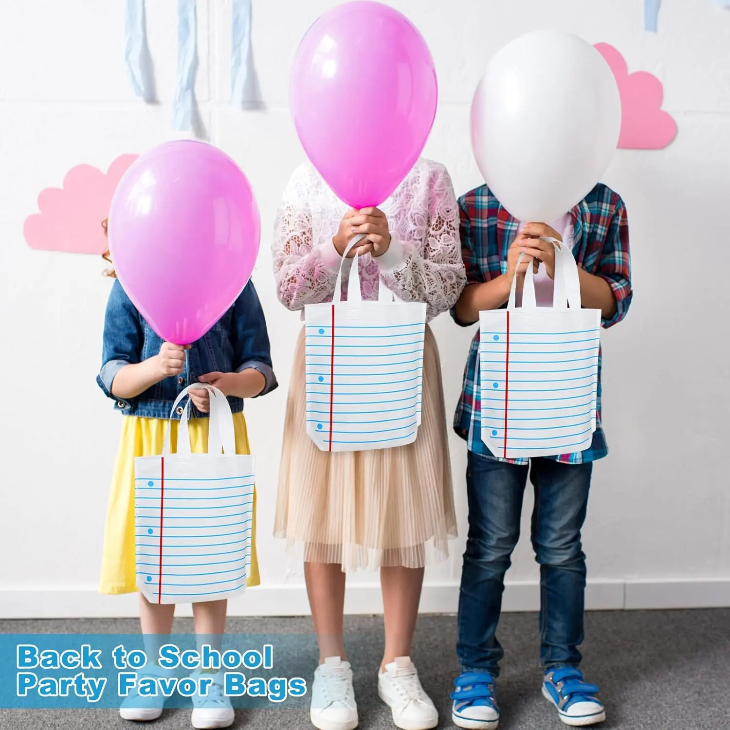 Composition Book Tote Bags(24 Pcs)