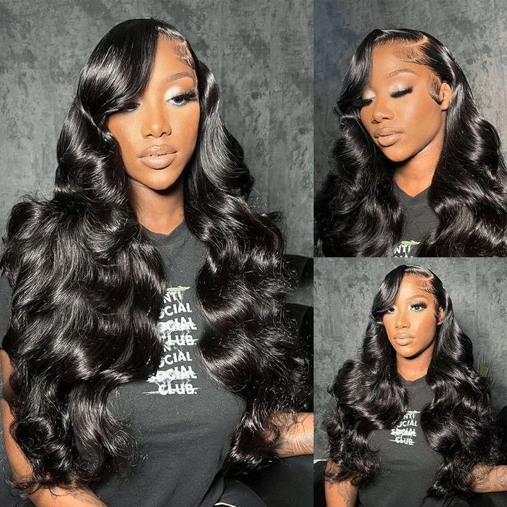 [New IN] Bling Hair Pre Everything Body Wave 13x4 Body Wave Lace Frontal Wig Glueless Human Hair Frontal Wig With Elastic Drawstring For Women 180Density TikTokShopBlackFriday