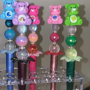 Handmade Bear Beadable Pens Bear Pen Bear Gifts