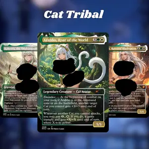 MTG Proxy 100+ Card – Cat Tribal – Forbidden Cat Girl Seduction Mature Fantasy Deck | Collector Magic Gift Set for Card Players