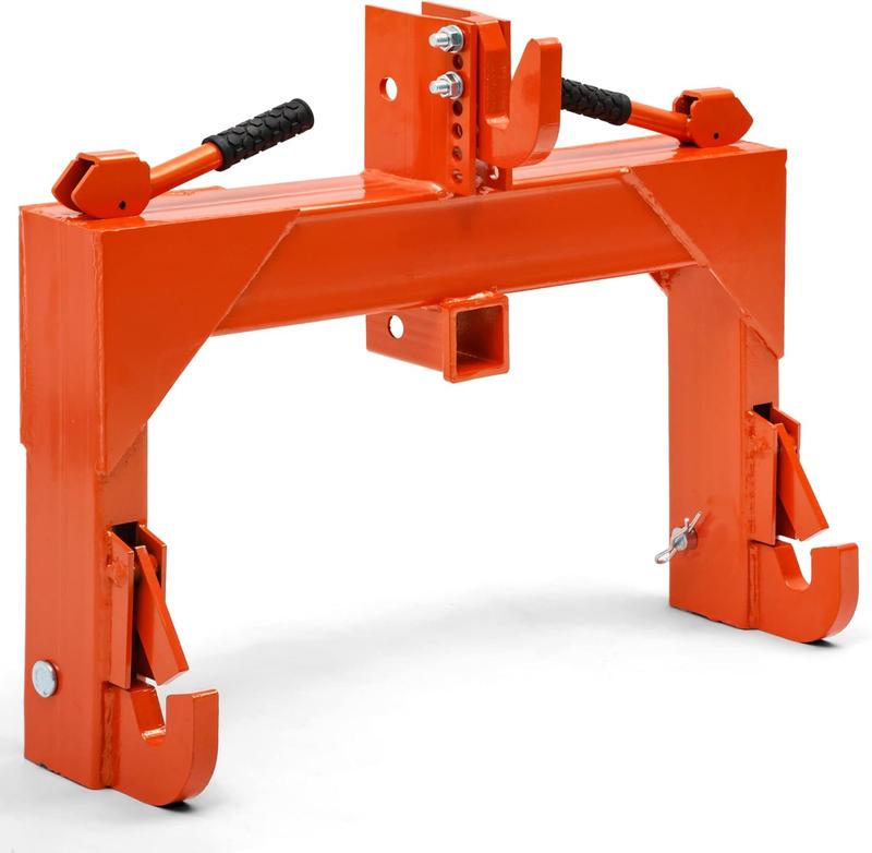 YITAMOTOR 3 Point Quick Hitch, 3000 lbs 3-Pt Attachments with 2" Receiver Hitch Adaptation to Category 1 Tractor with 5 Level Adjustable Bolt YITAMOTOR 3 Point Quick Hitch, 3000 lbs 3-Pt Attachments with 2" Receiver Hitch Adaptation to Category 1 Tractor with 5 Level Adjustable Bolt