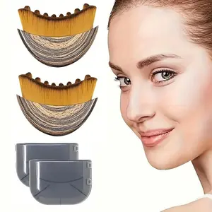 Lymphatic Drainage Face Brush for Jawline Sculpting & Chin Contouring – Ergonomic Dry Brush Massager for Facial Fatigue Relief