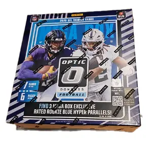 2025 Panini Donruss Optic Football NFL Mega Box - Blue Hyper Prizm Parallels NFL Football