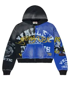 Vale Bipolar Big Zip Up Hoodie